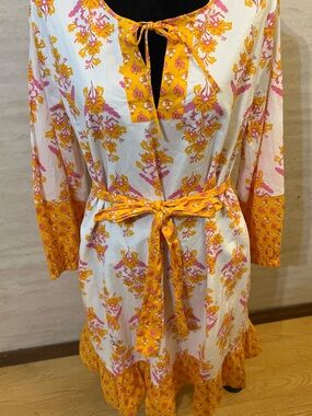 J.Crew Long-Sleeve
Block-Print Mini Dress